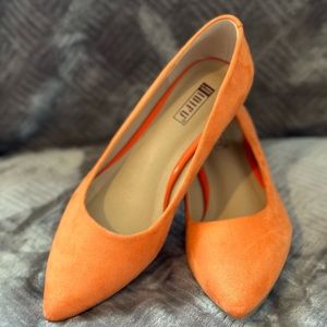 Idifu Orange Wedges - Size 7.5